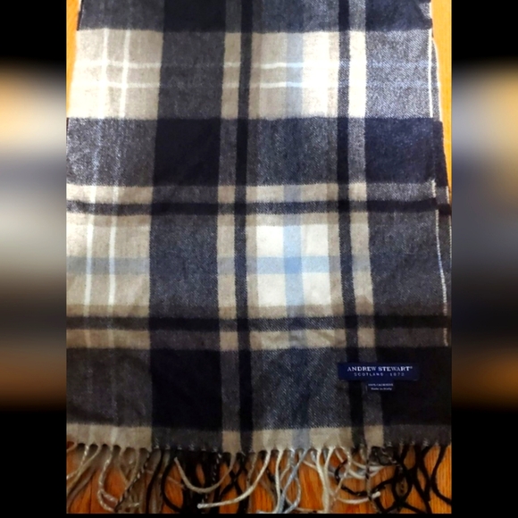 andrew stewart Other - LUXURY DESIGNER Andrew Stewart Men's 100% Cashmere Scarf made in Italy